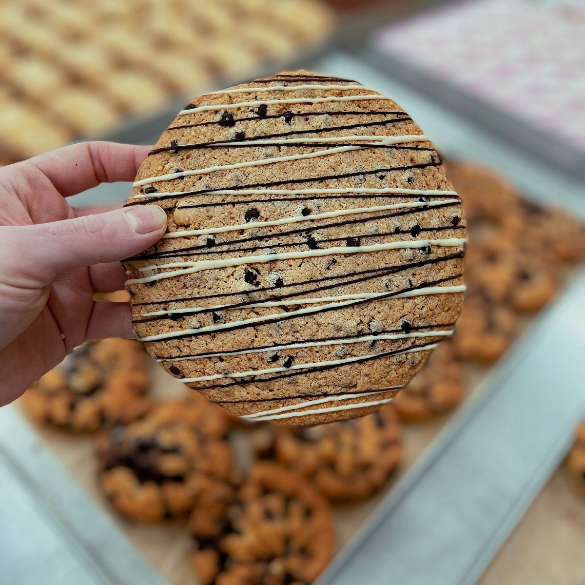 Gebäck mit Zuckerguss